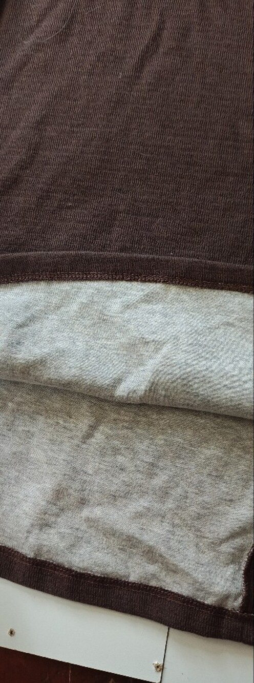 Sleeveless Brown Midi Knit Dress - Classic Minimalist - Picture 11 of 13